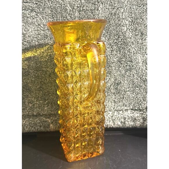 Vintage Diamond Small Pitcher Cadmium Glowing - Picture 8 of 10